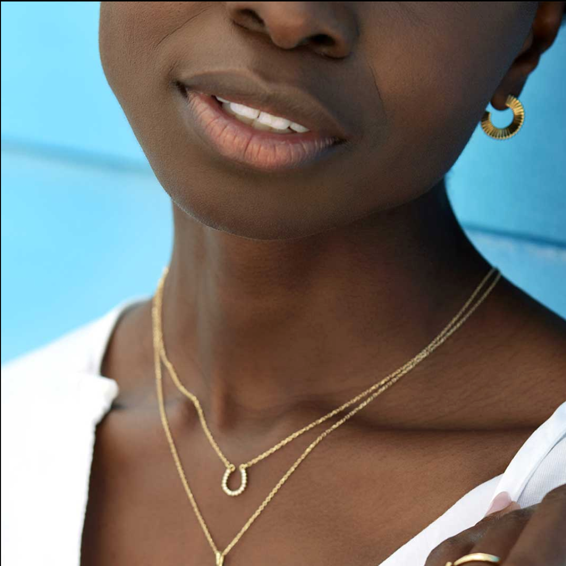 Diamond Horseshoe Necklace