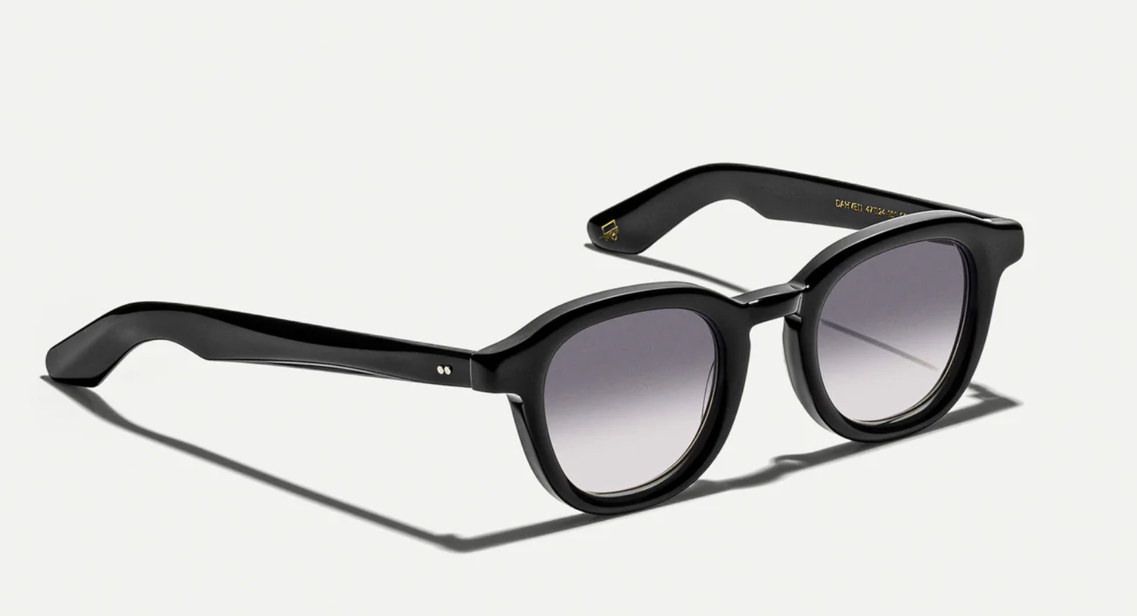 MOSCOT- DAHVEN SUN BLACK with AMERICAN GREY FADE LENS