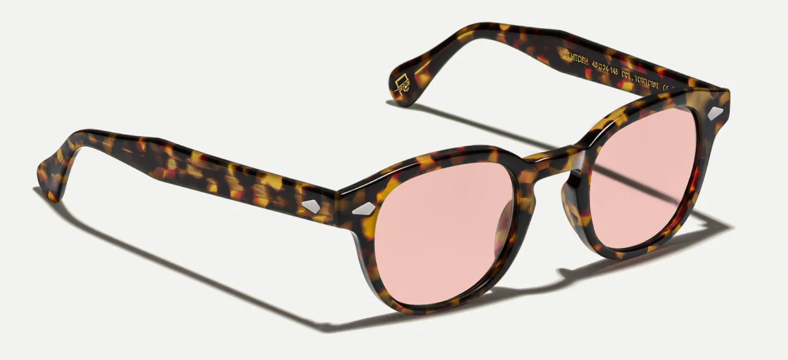 MOSCOT- LEMTOSH SUN TORTOISE with NY ROSE LENS