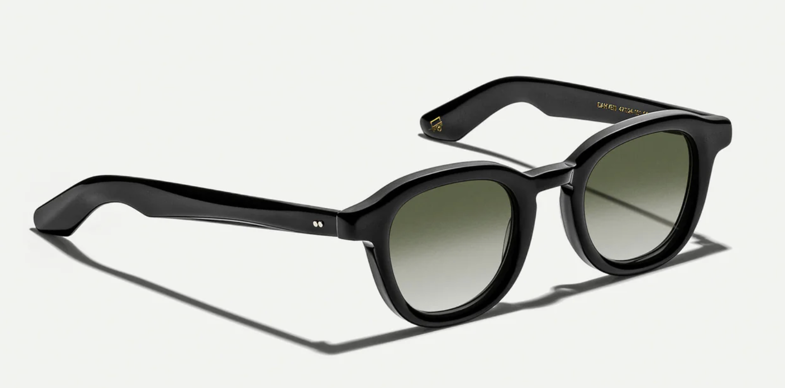 MOSCOT- DAHVEN SUN BLACK with G-15 FADE LENSES