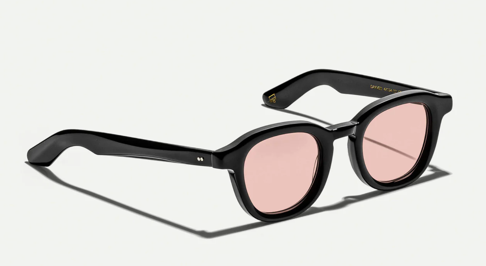 MOSCOT- DAHVEN SUN BLACK with NY ROSE LENSES