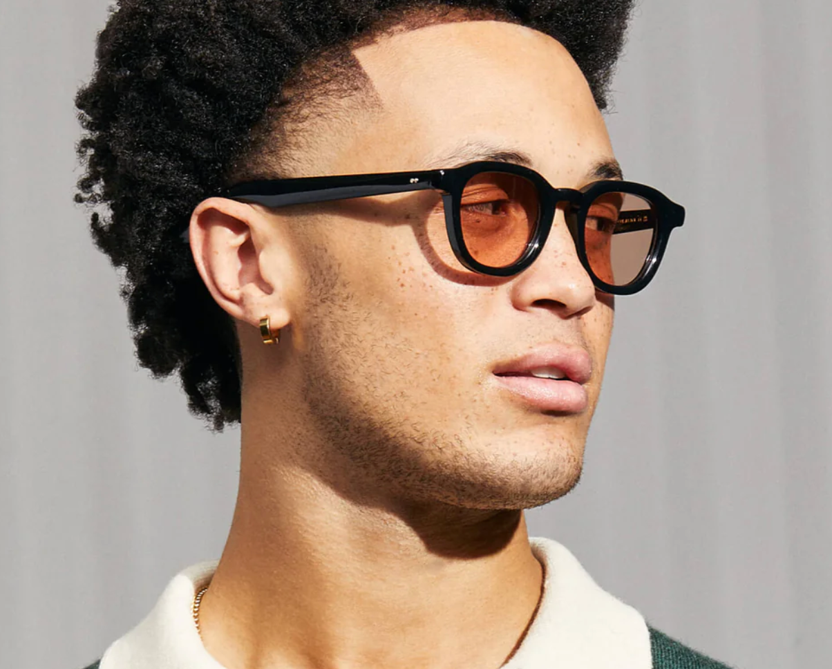 MOSCOT- DAHVEN SUN BLACK with NY ROSE LENSES