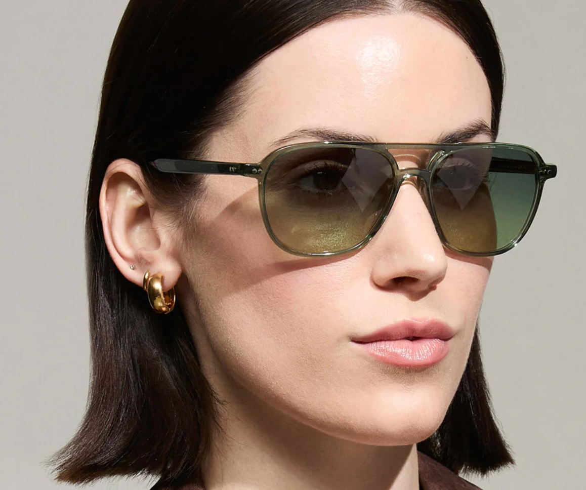 MOSCOT- BJORN SUN in PINE FOREST WOOD LENSES 5517