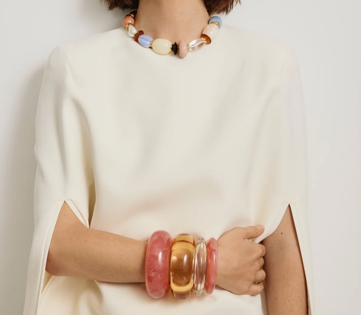 Lizzie Fortunato- Arc Cuff in Marigold