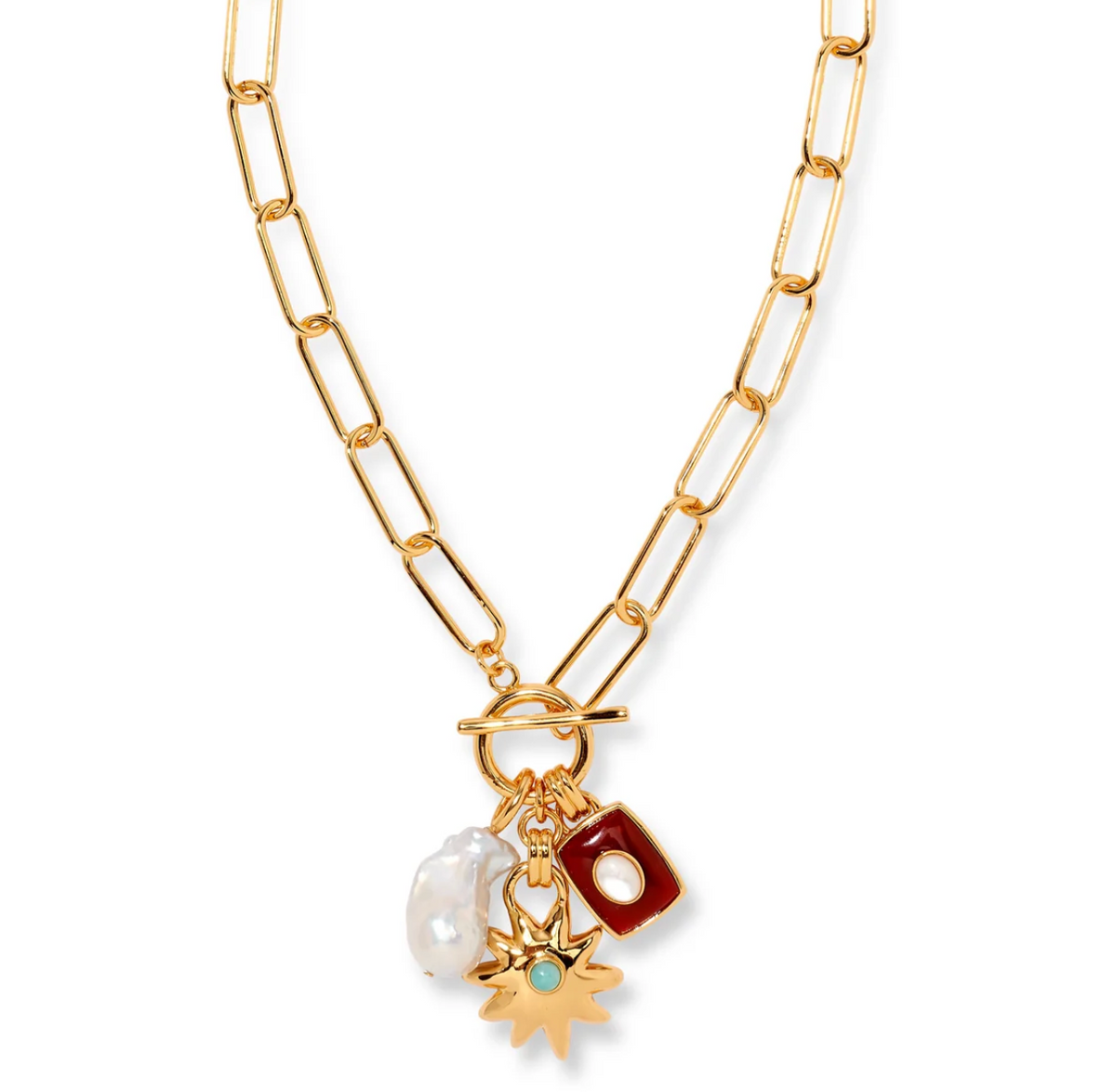 Lizzie Fortunato- Helios Charm Necklace