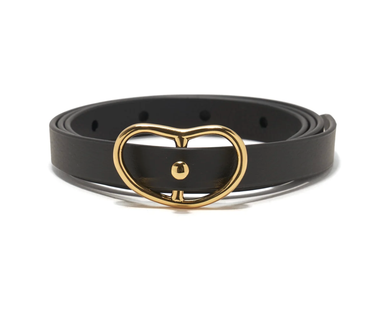 Lizzie Fortunato- Skinny Georgia Belt in Black
