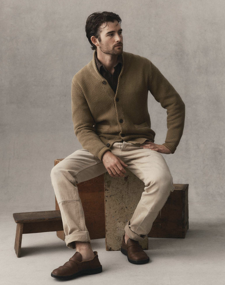 Taylor Stitch- The Crawford Sweater in Bay Leaf