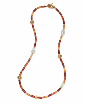 Lizzie Fortunato- CIrco Necklace in Stone Fruit