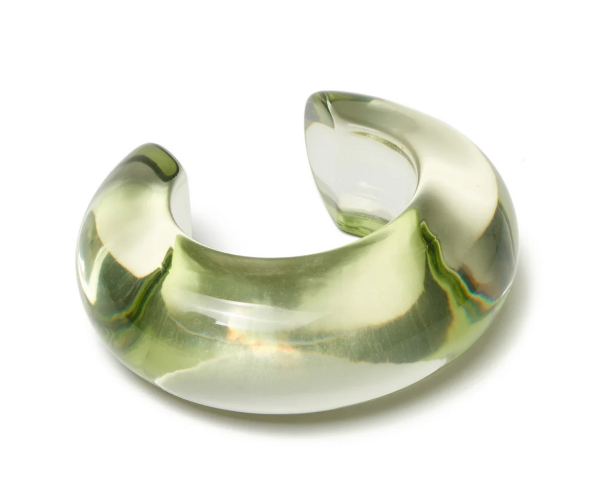 Lizzie Fortunato- Arc Cuff in Lime