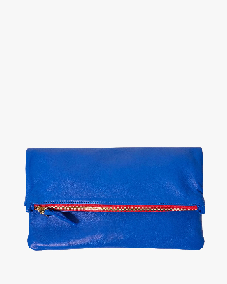 Foldover Clutch w/ Tabs - L'ete Nappa