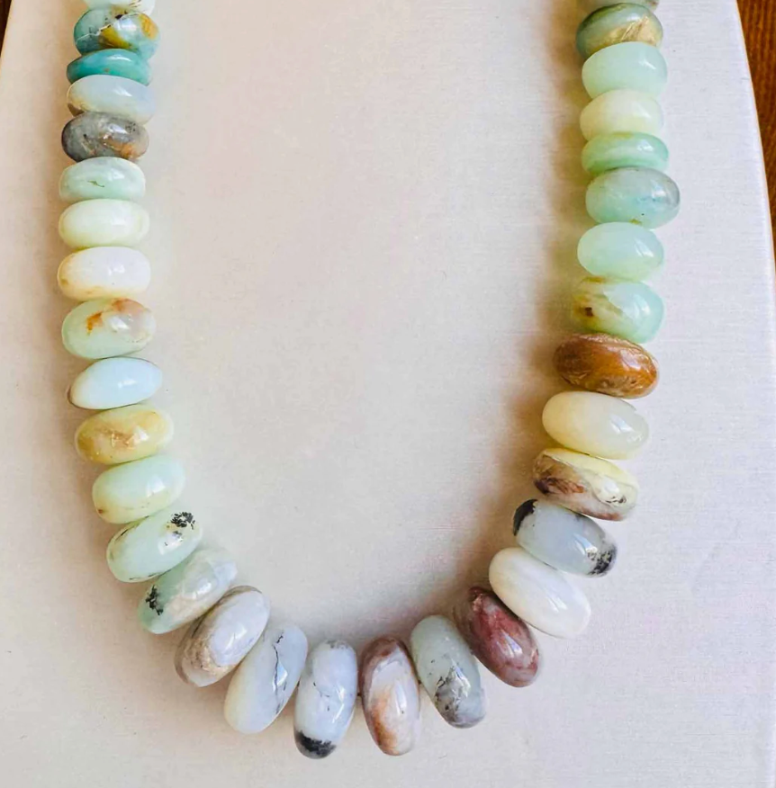 Opal Beaded Necklace