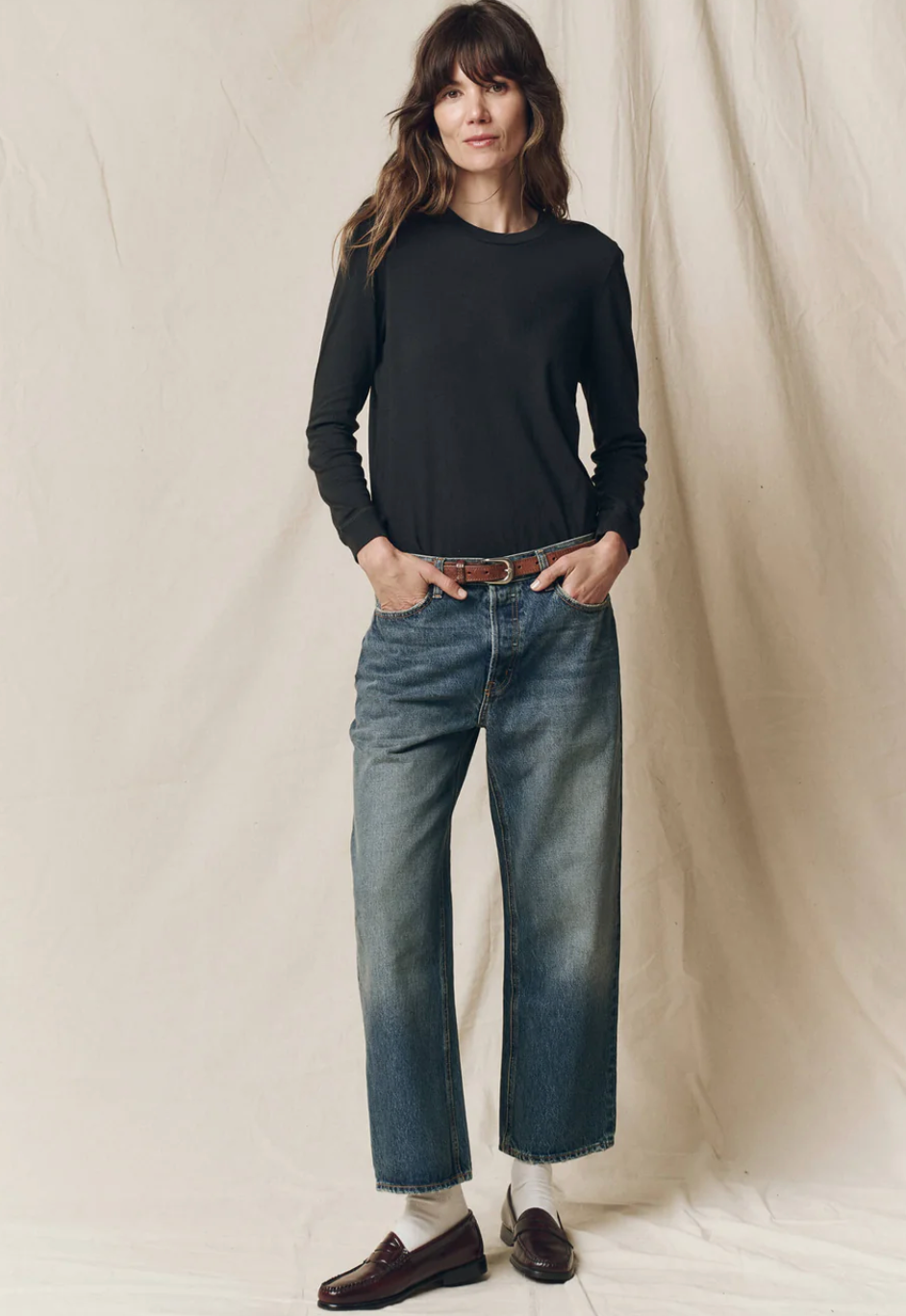 The Great. Long Sleeve Slim Tee