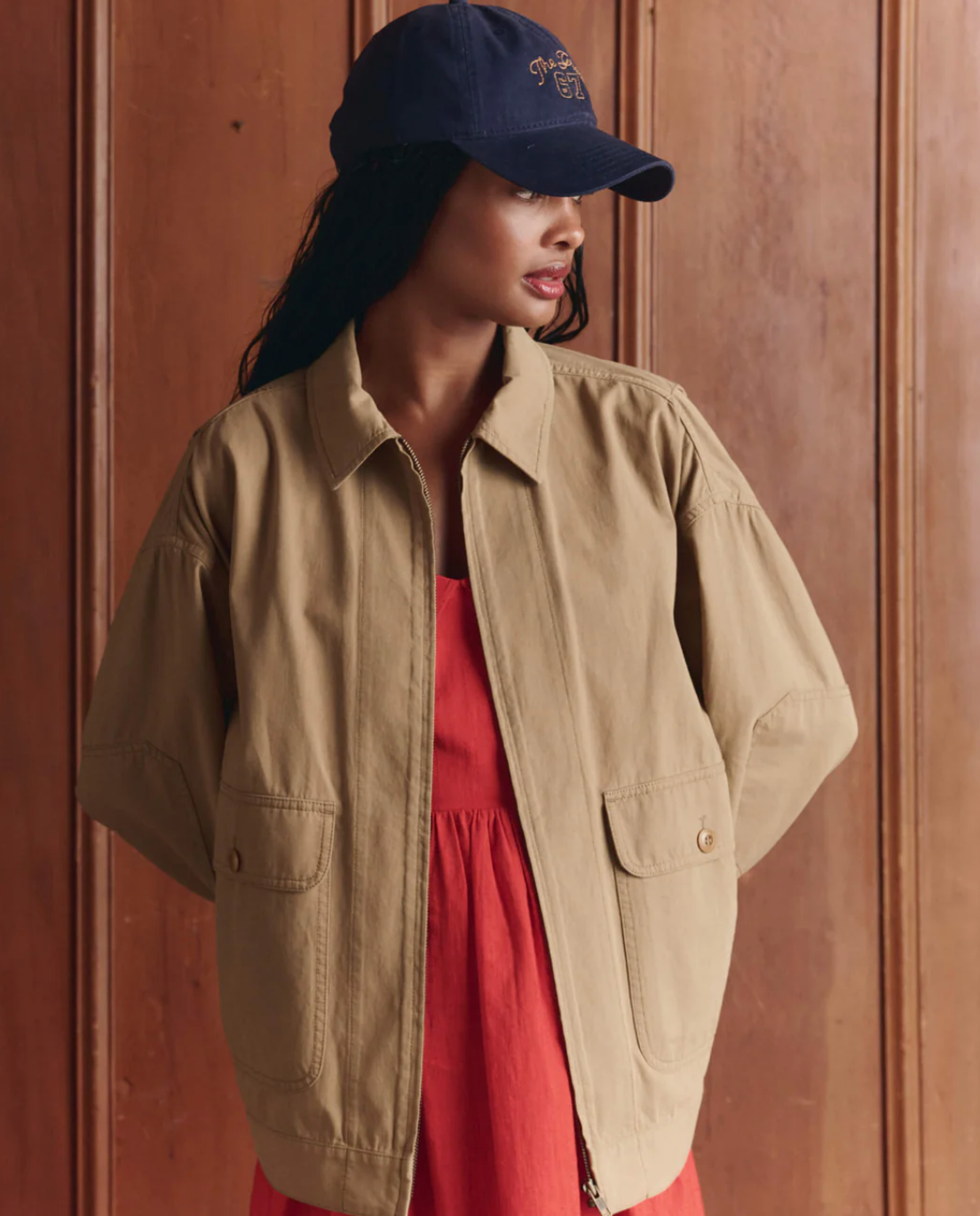 The Great. The Folsom Jacket in Khaki