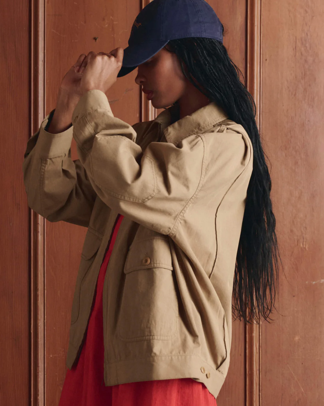 The Great. The Folsom Jacket in Khaki