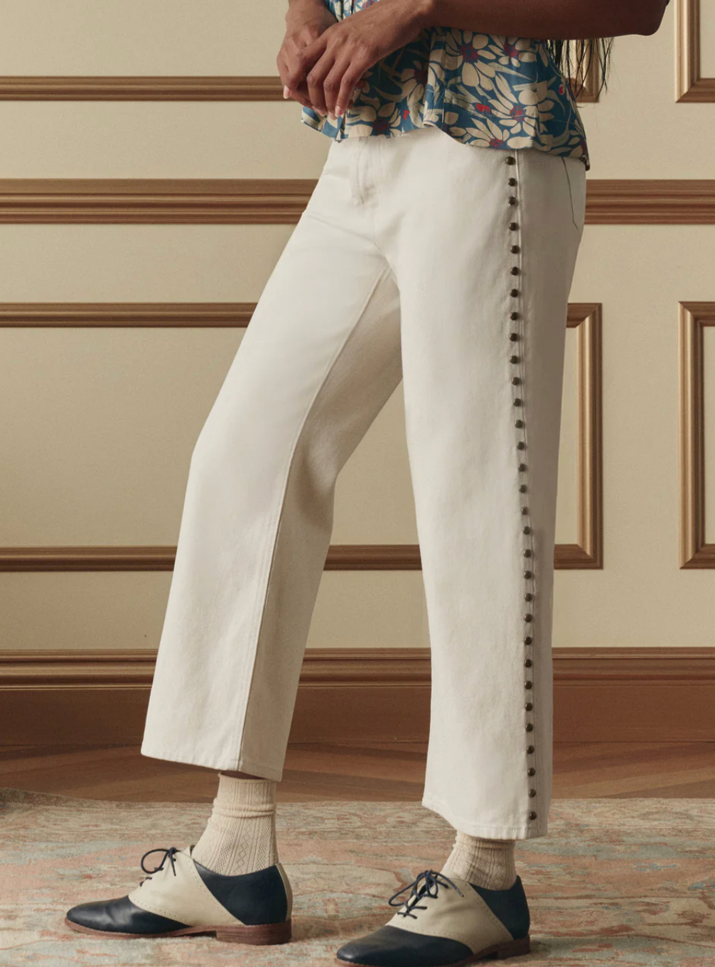 The Great. The Studded Wayne Jean in Natural