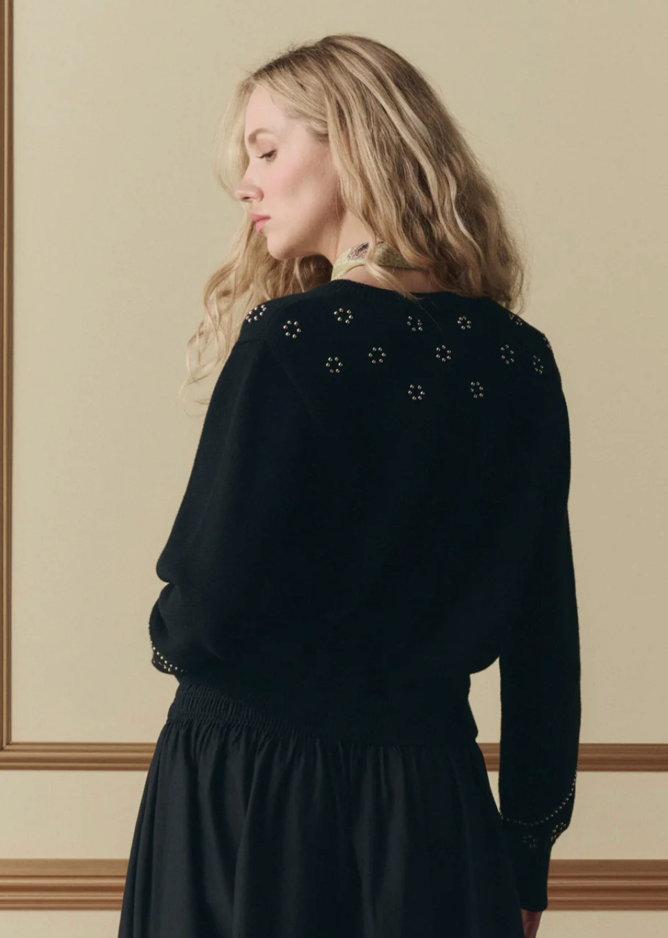 The Great. The Studded Cardigan