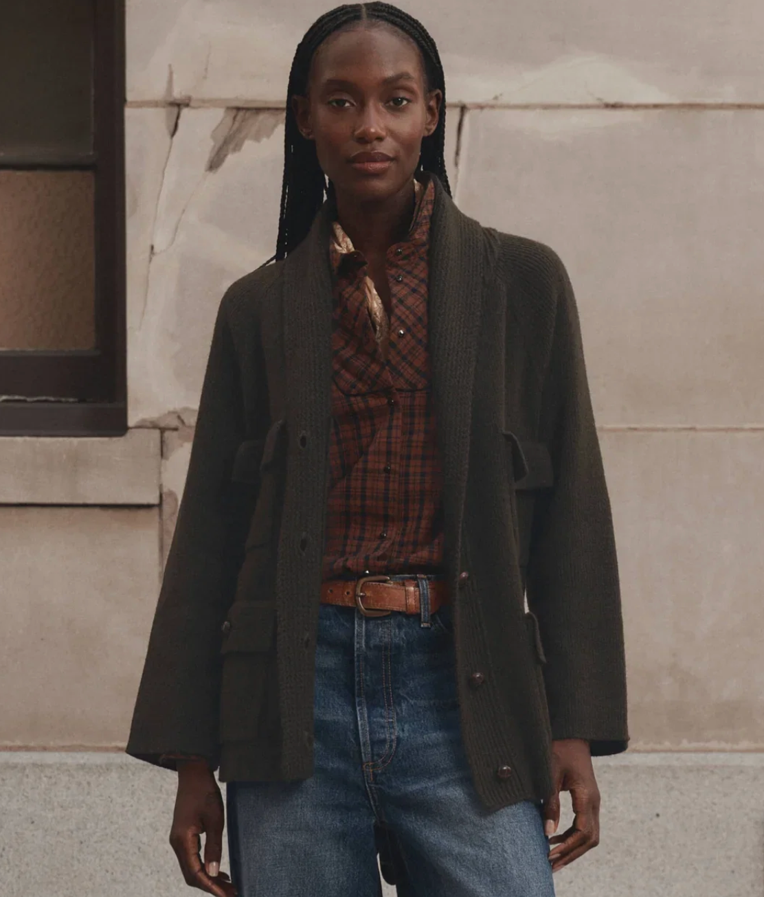 The Great. The Commander Riding Cardigan in Army