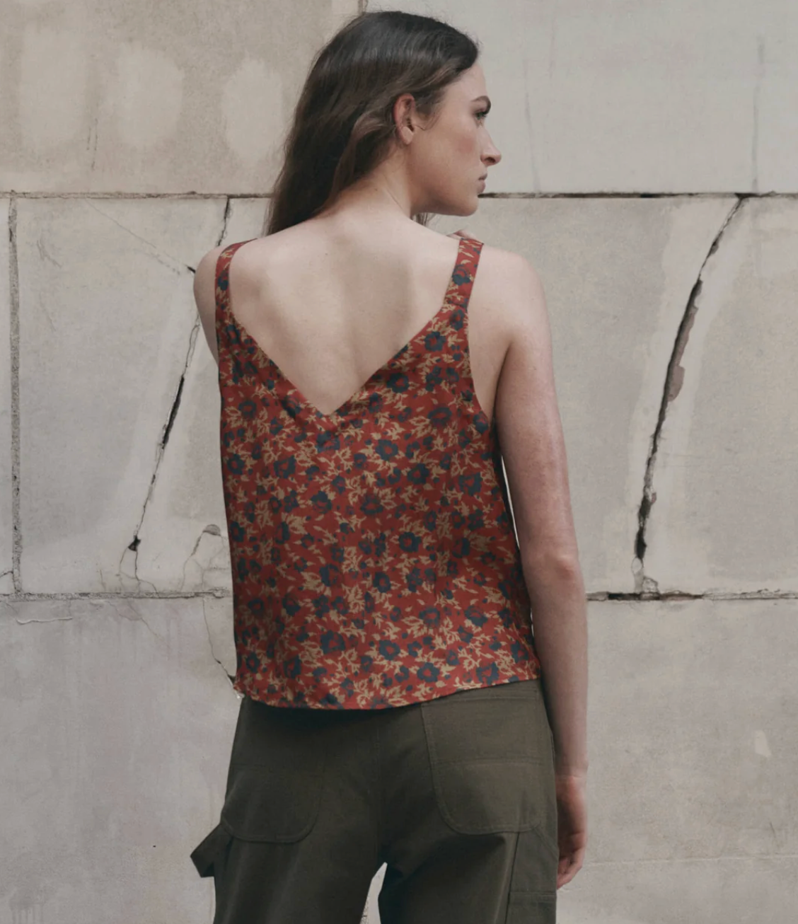 The Great. The Port Cami in Gilded Poppy