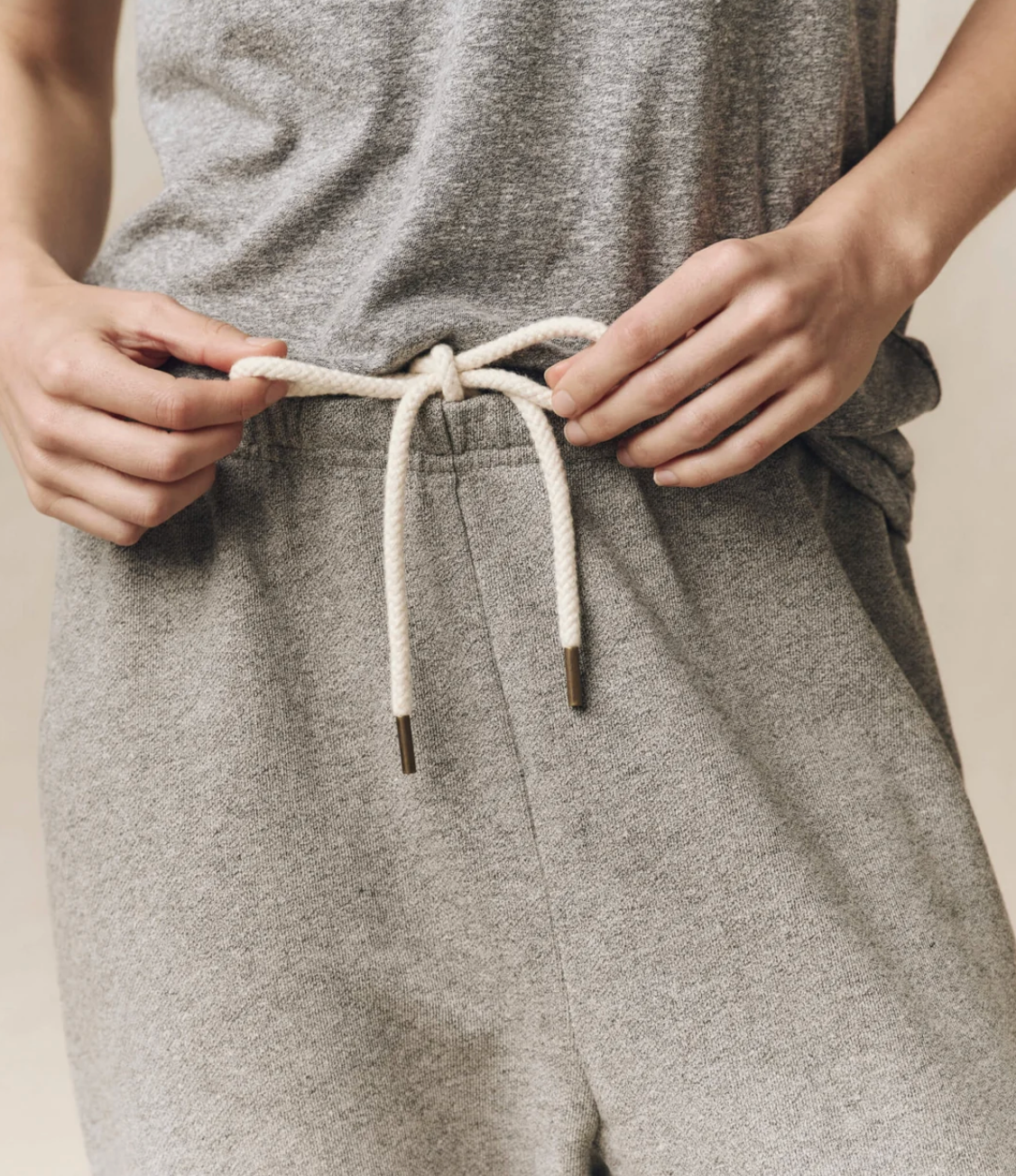 The Great- The Stadium Sweatpant in Varsity Grey