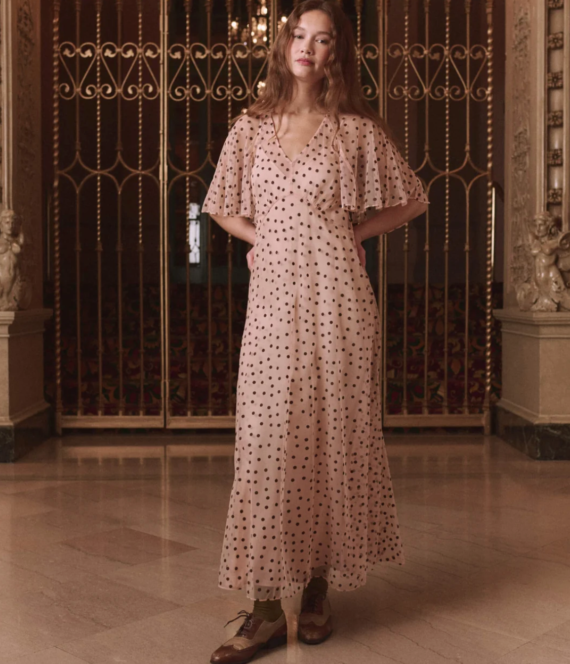 The Great. The Festal Dress in Pink Dot