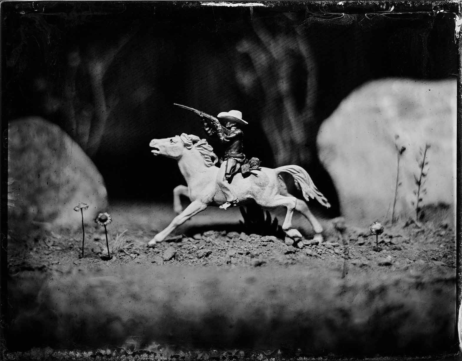 "Shoot the Moon" 8x10 tintype print by Ryan Scheer