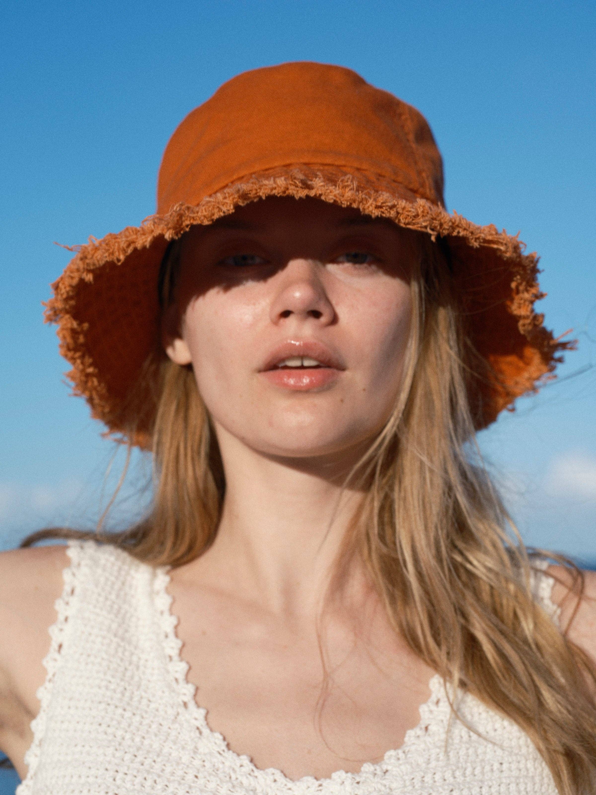 Mollusk- Basket Hat in Burnt Orange