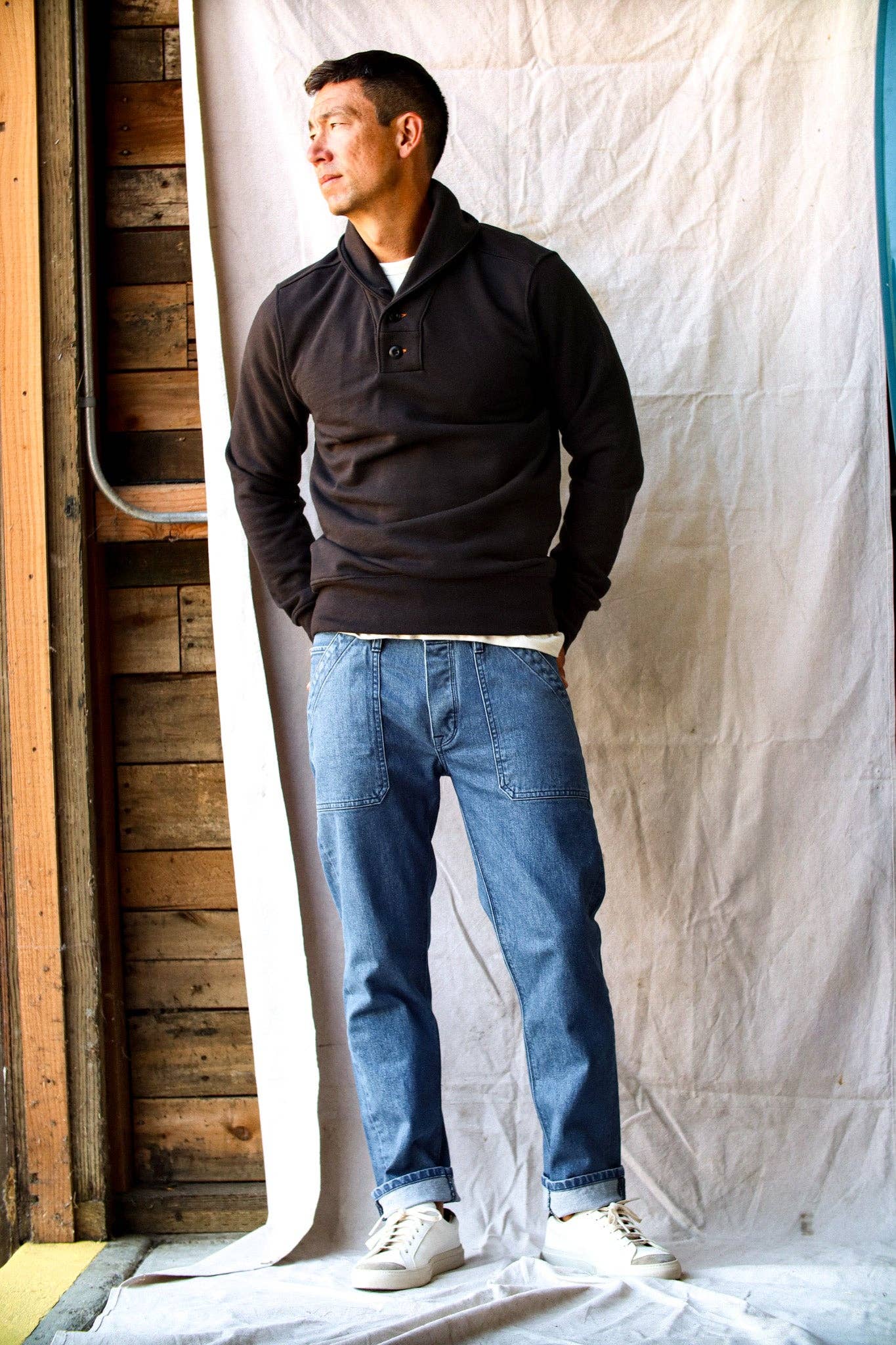 Scout Jean | Salt Wash Denim Military Pant