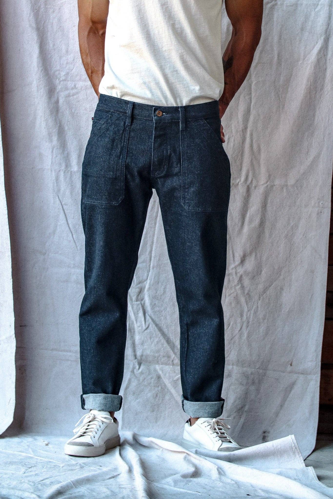 Scout Jean | Ocean Wash Denim Military Pant