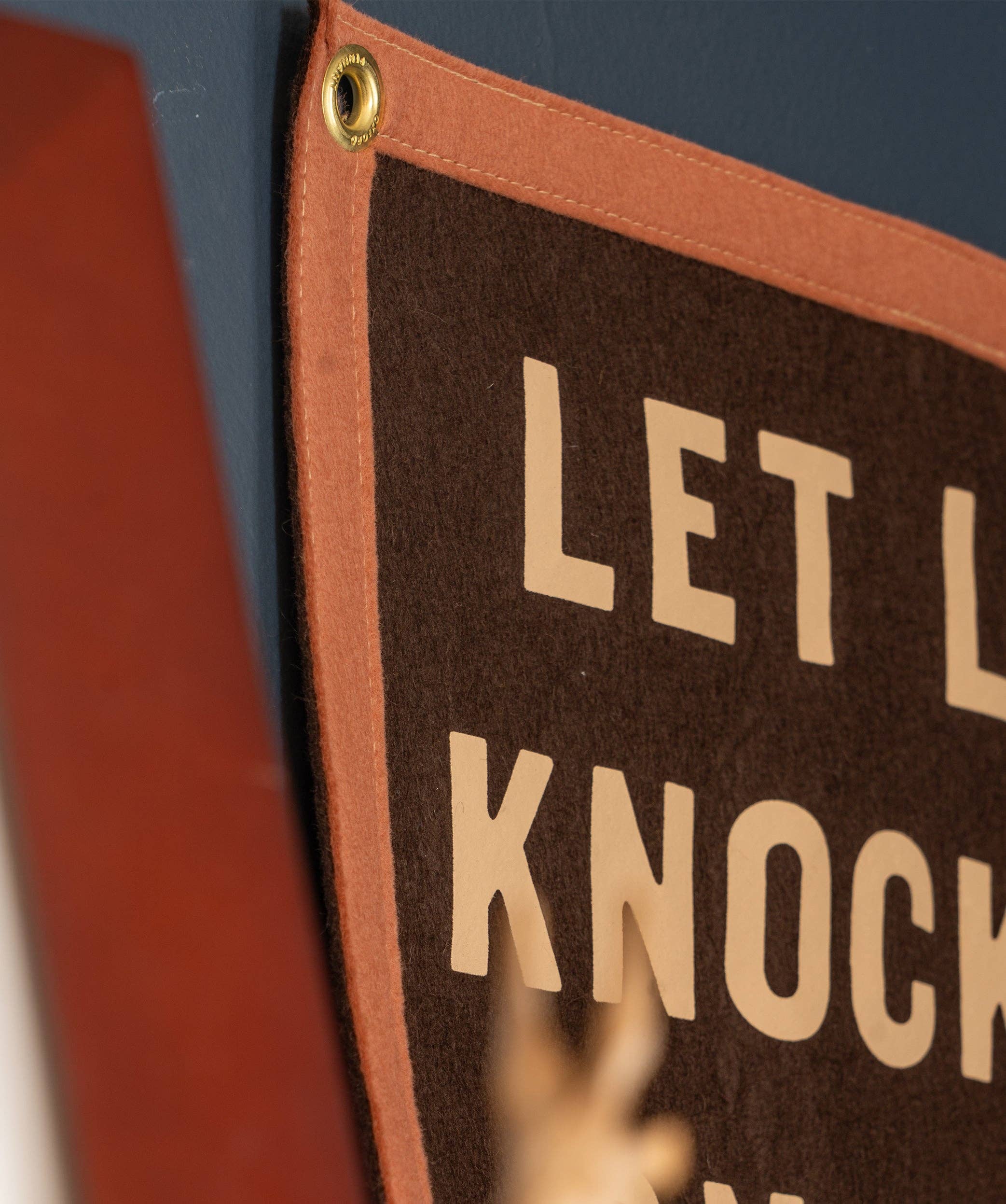Let Love Knock You On Your Ass Camp Flag • Jason Isbell x Oxford Pennant