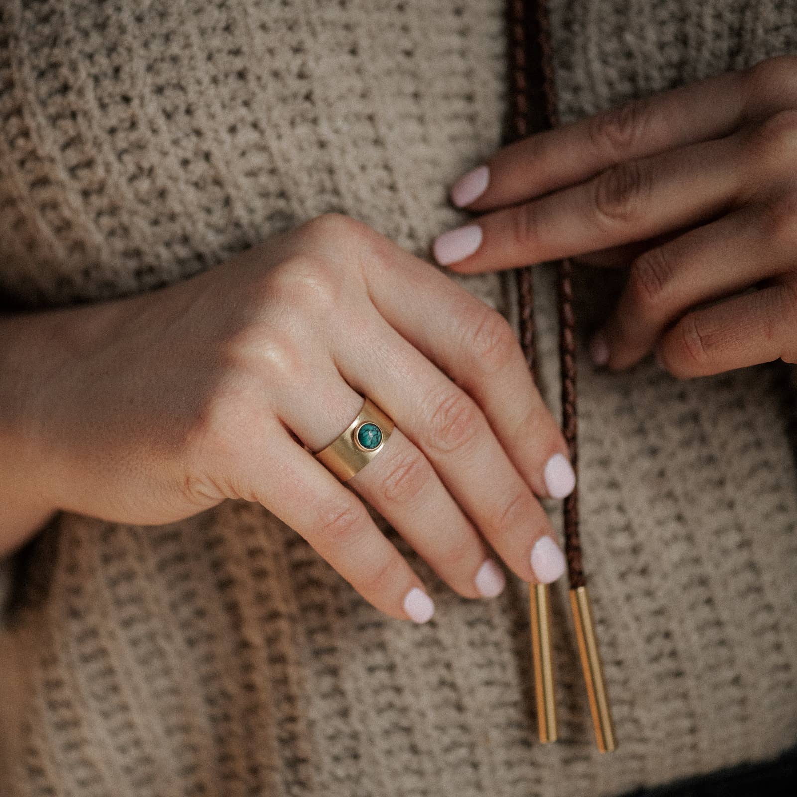 Commonform- Nile Ring // 6mm // Turquoise