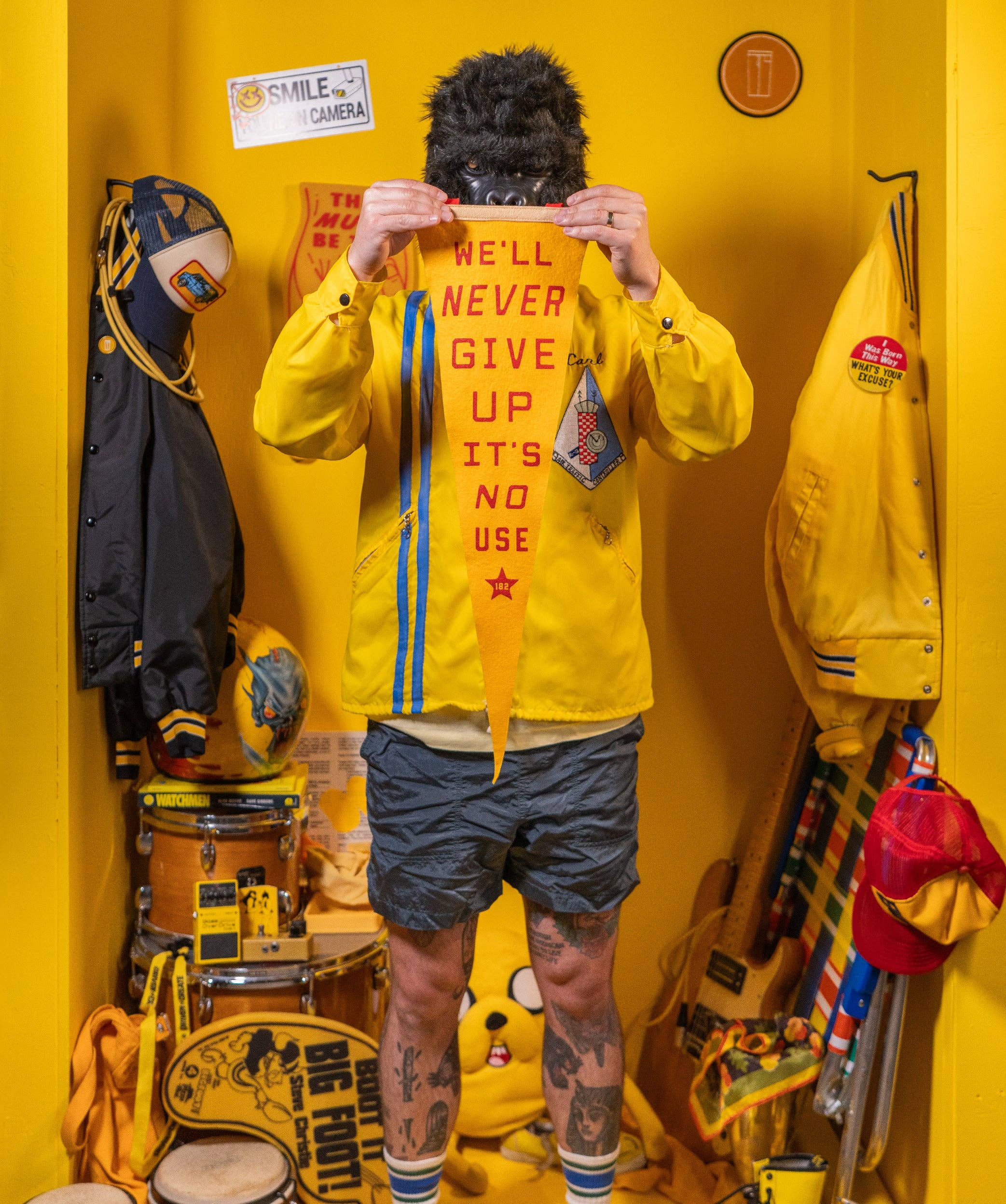 We'll Never Give Up, It's No Use Pennant • blink-182 x Oxford Pennant