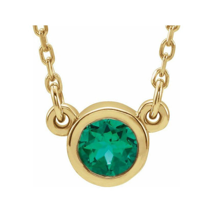 bezel-set-birthstone-necklace