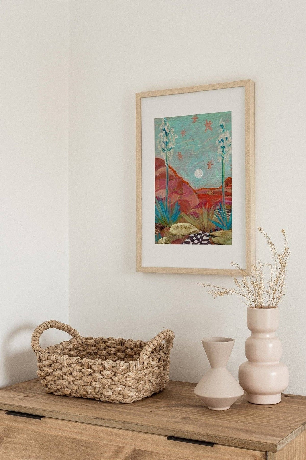 El Baker Art- Vintage Yucca Plant Print