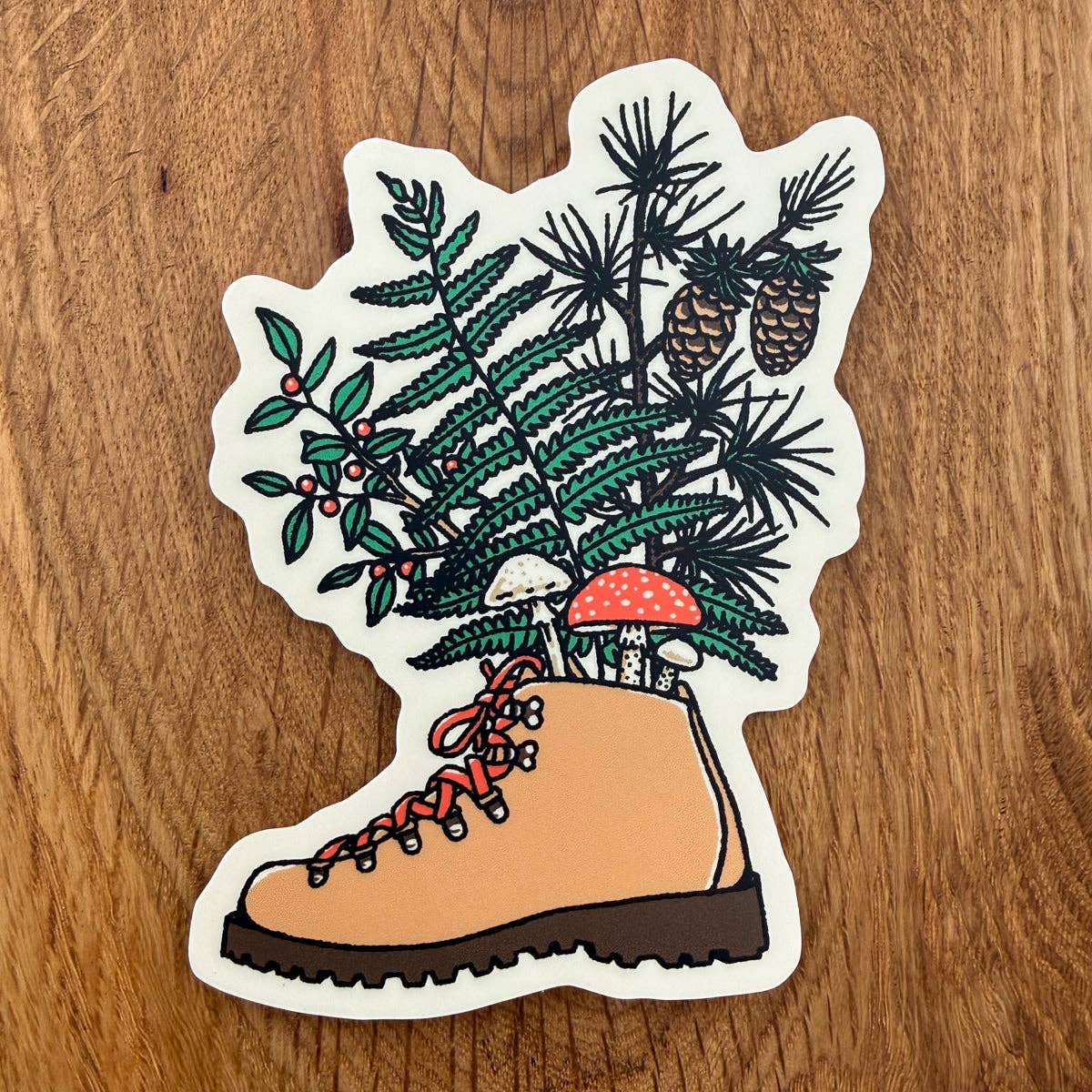 Northwest Boot 4 Inch Matte Vinyl Sticker