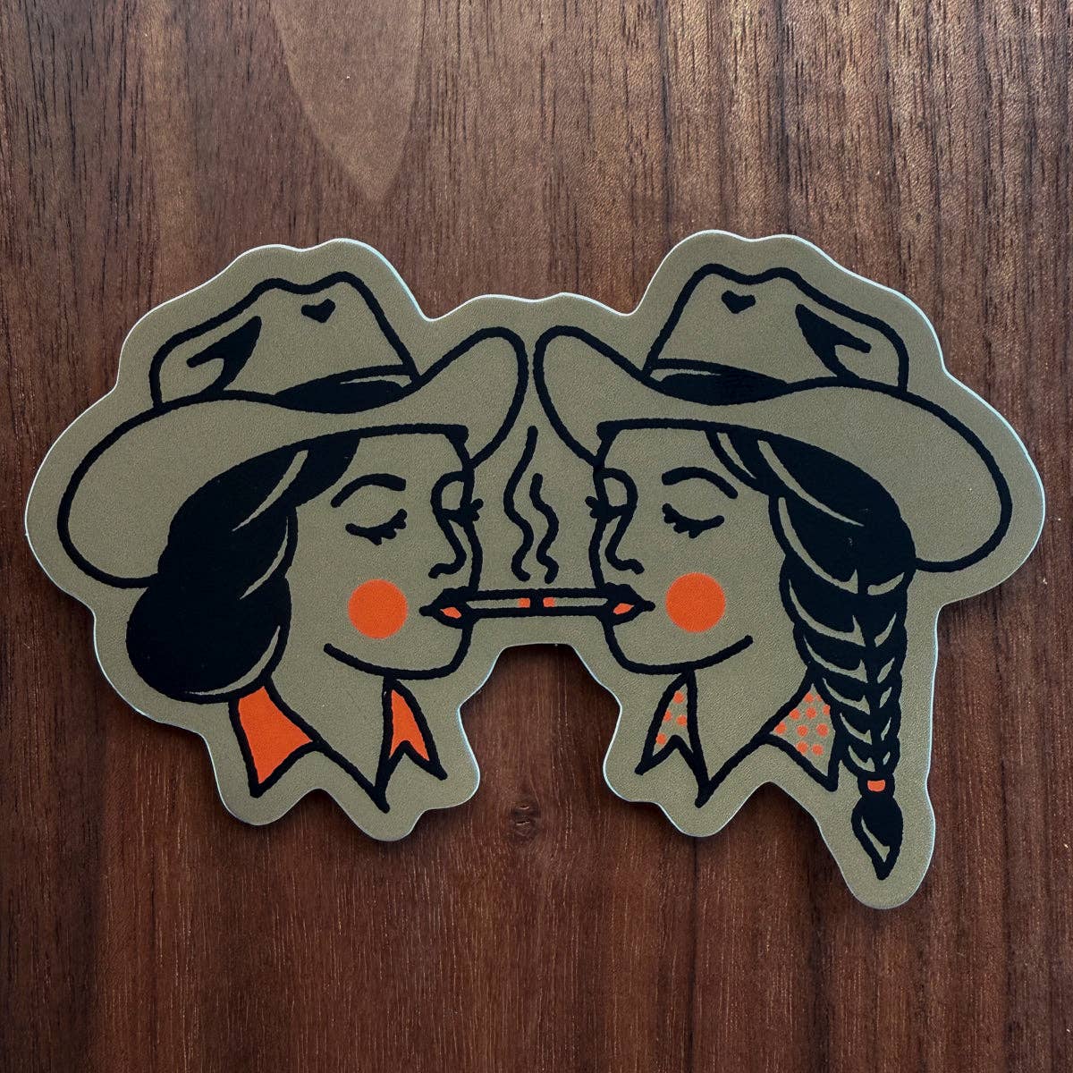 Share A Smoke 4 Inch Matte Sticker