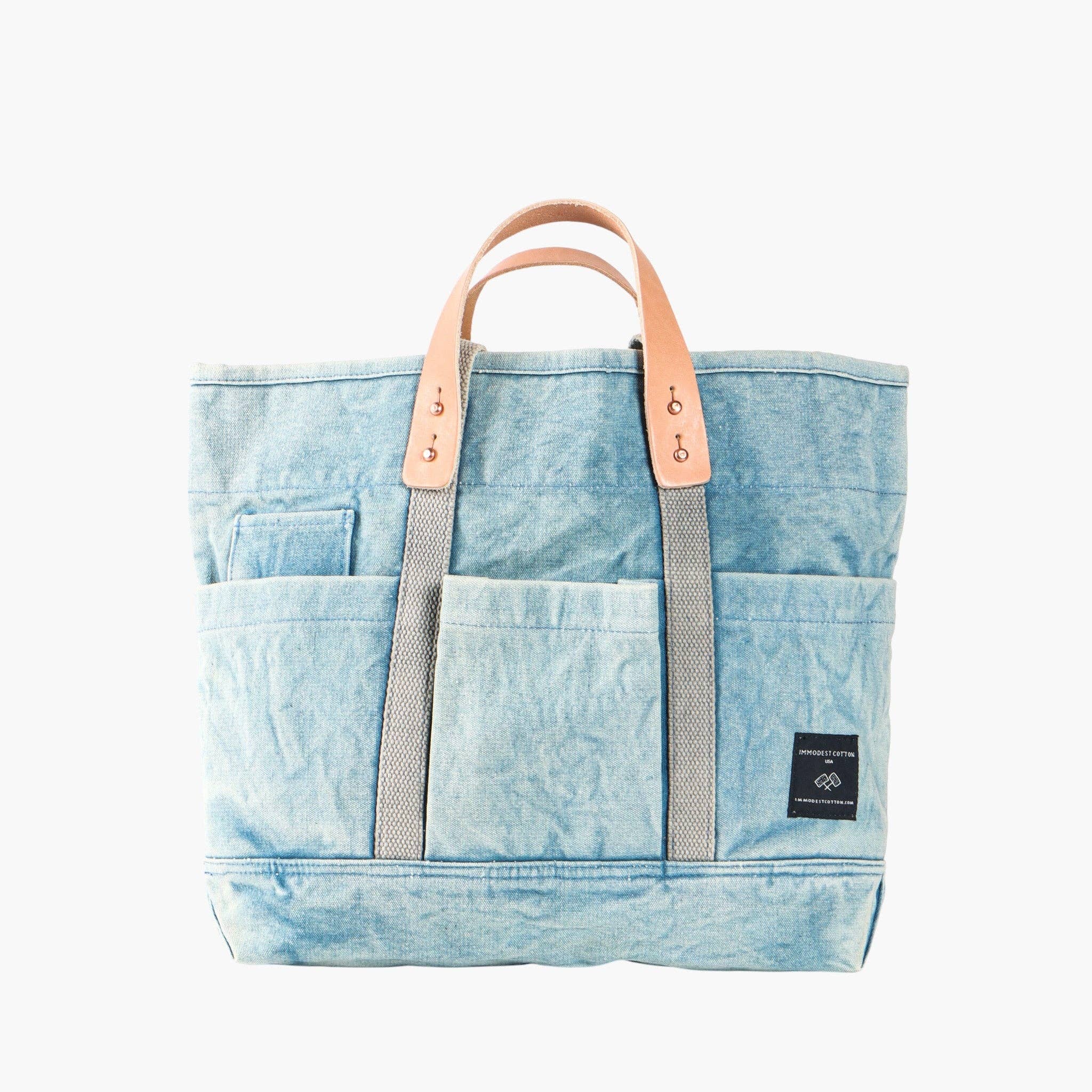 IMMODEST COTTON- Construction Tote | Acid Wash