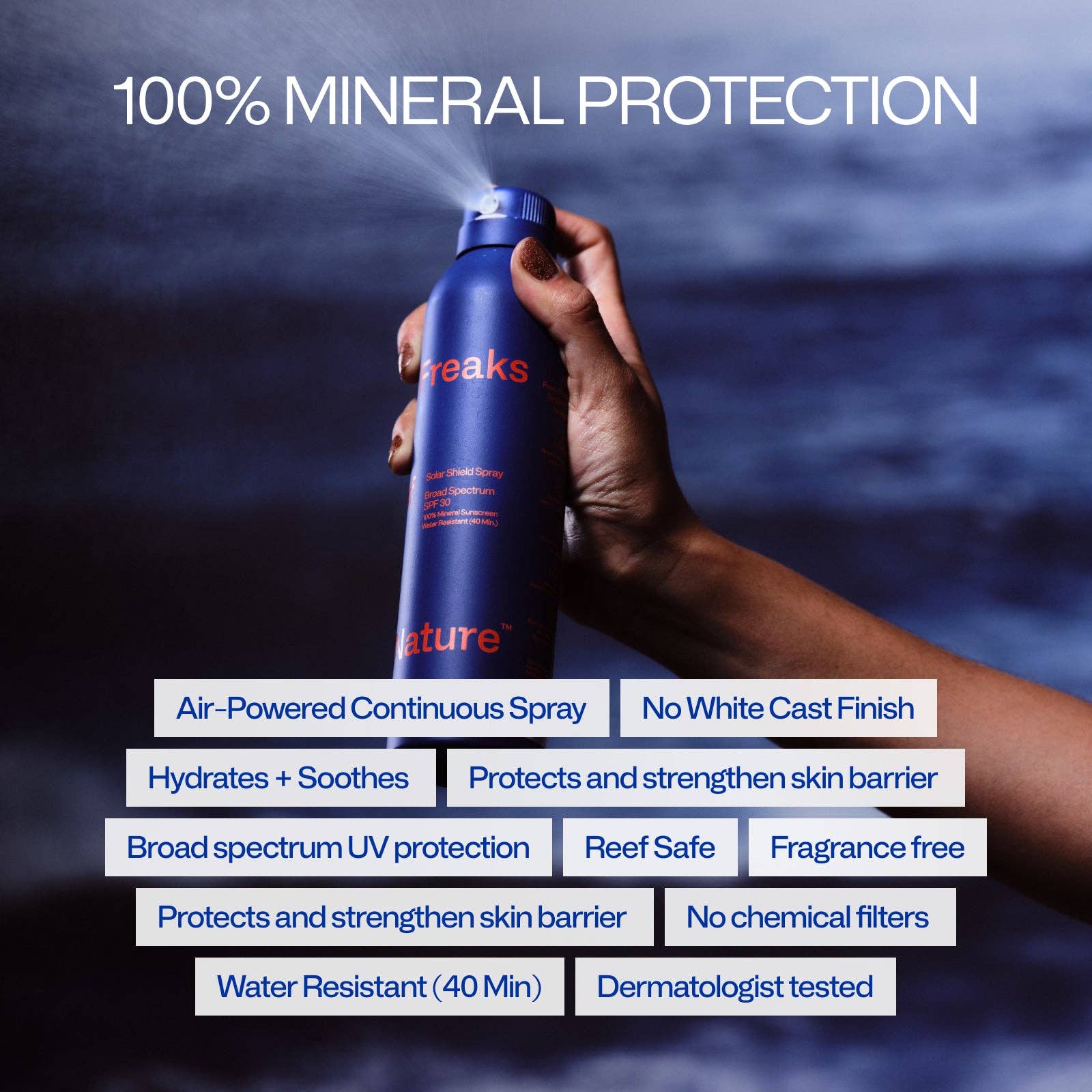 Freaks of Nature Solar Shield SPF 30 Spray
