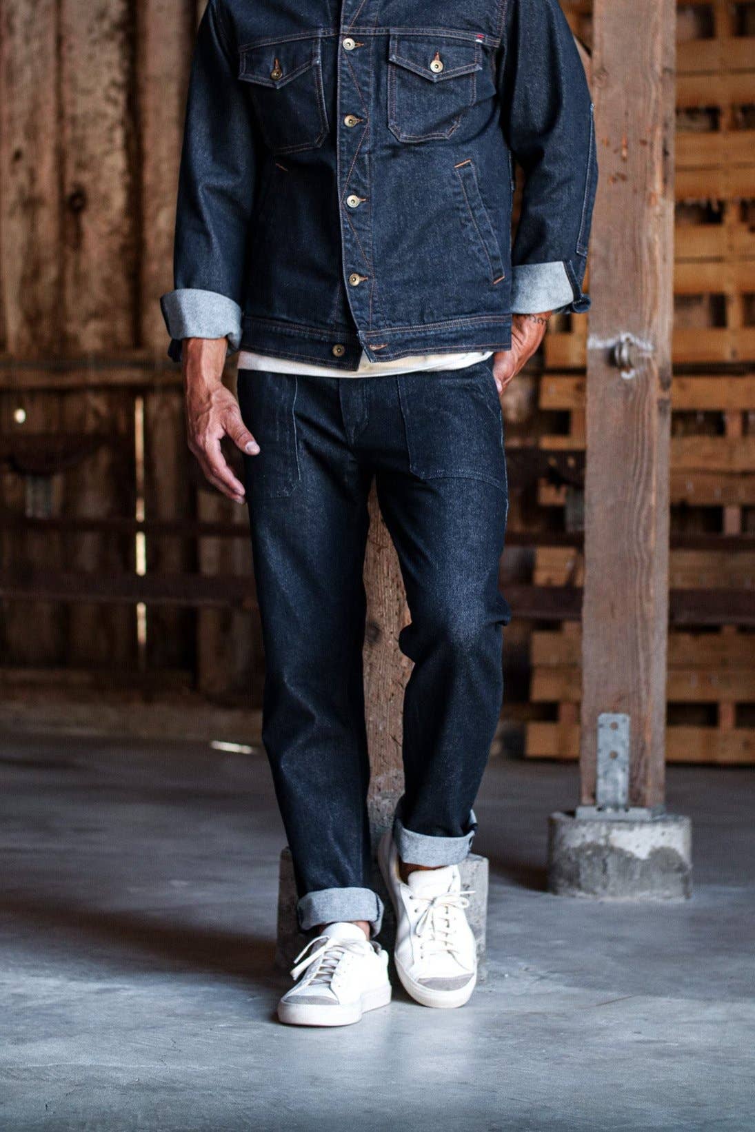 Scout Jean | Ocean Wash Denim Military Pant