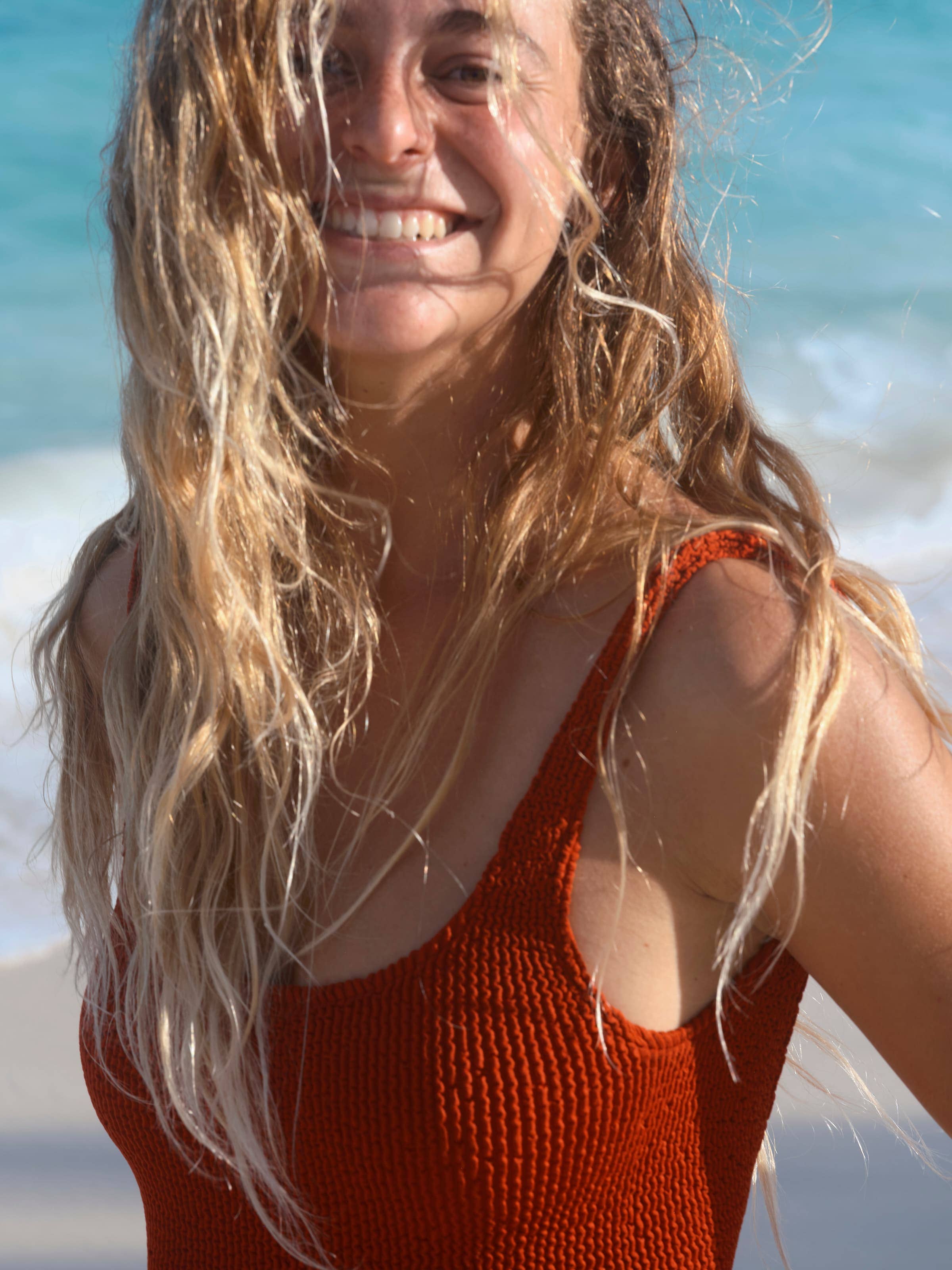 Mollusk- Ripple One Piece in Red
