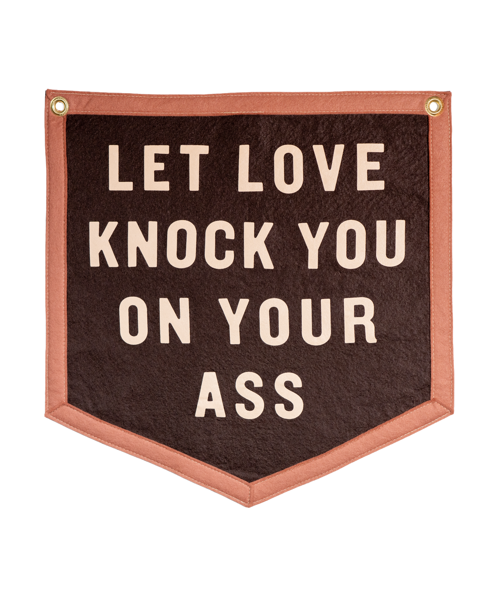 Let Love Knock You On Your Ass Camp Flag • Jason Isbell x Oxford Pennant