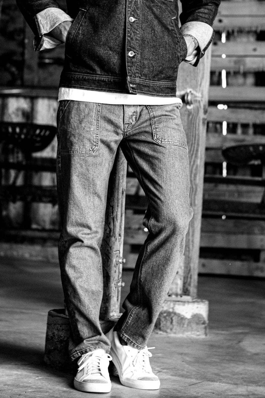 Scout Jean | Salt Wash Denim Military Pant