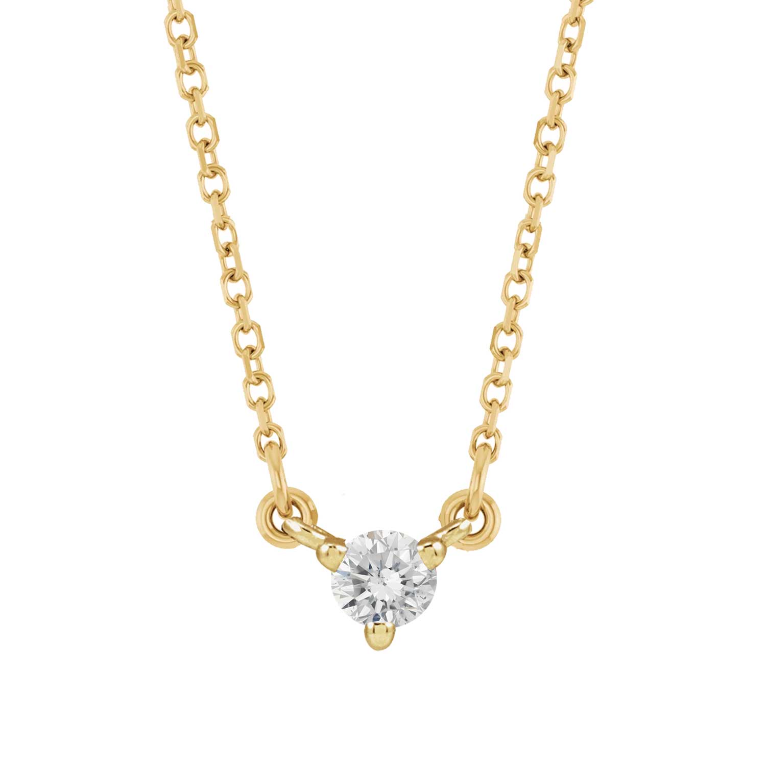 Mini Birthstone Solitaire Necklace