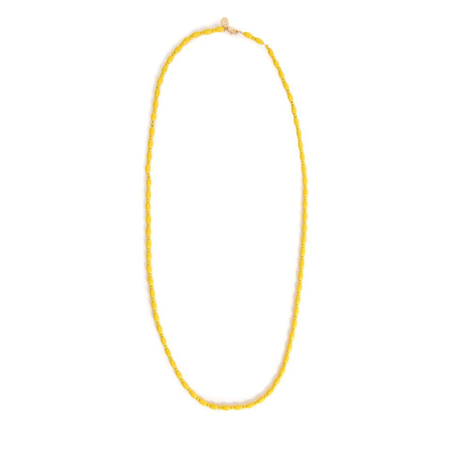Enamel Bead Necklace - 30"