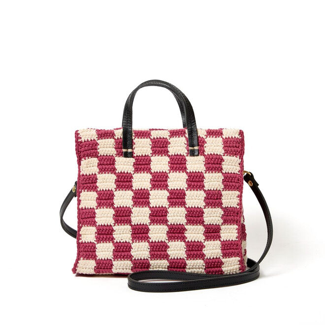 Petit Summer Simple Tote - Mini Crochet Checker