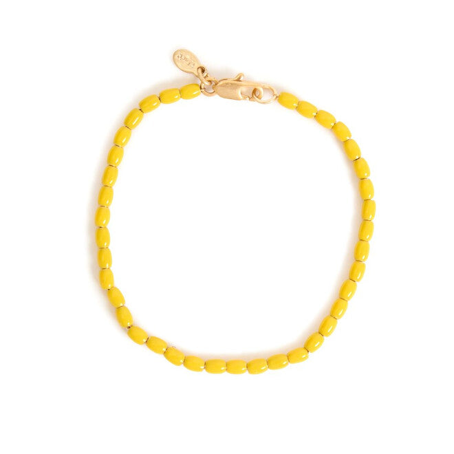 Enamel Barrel Chain Bracelet
