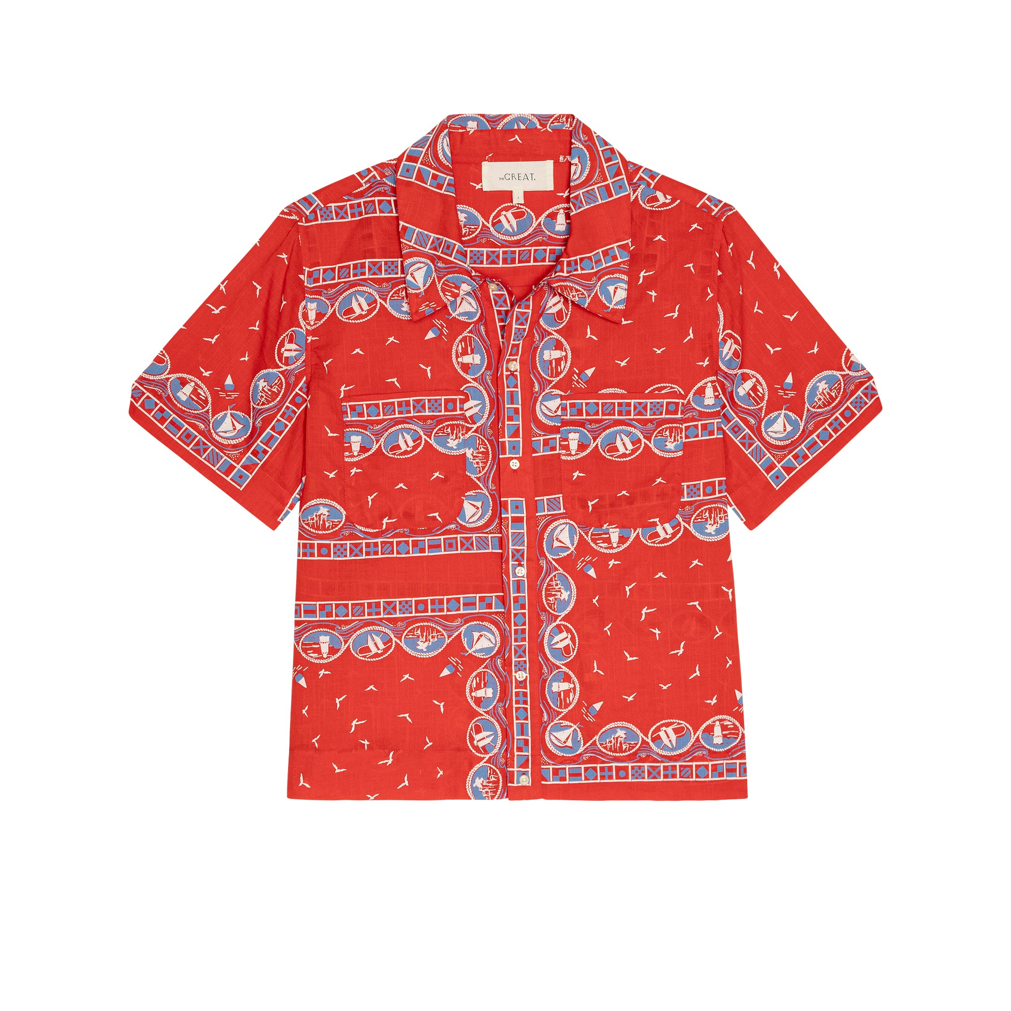 RED SAILBOAT BANDANA