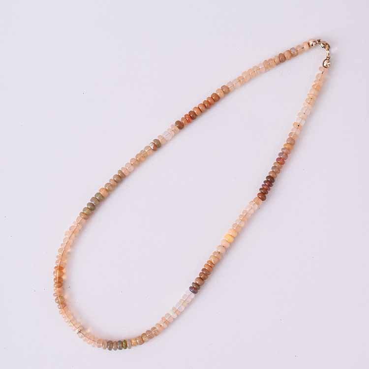 Olive' Strand of Ethiopian Opals