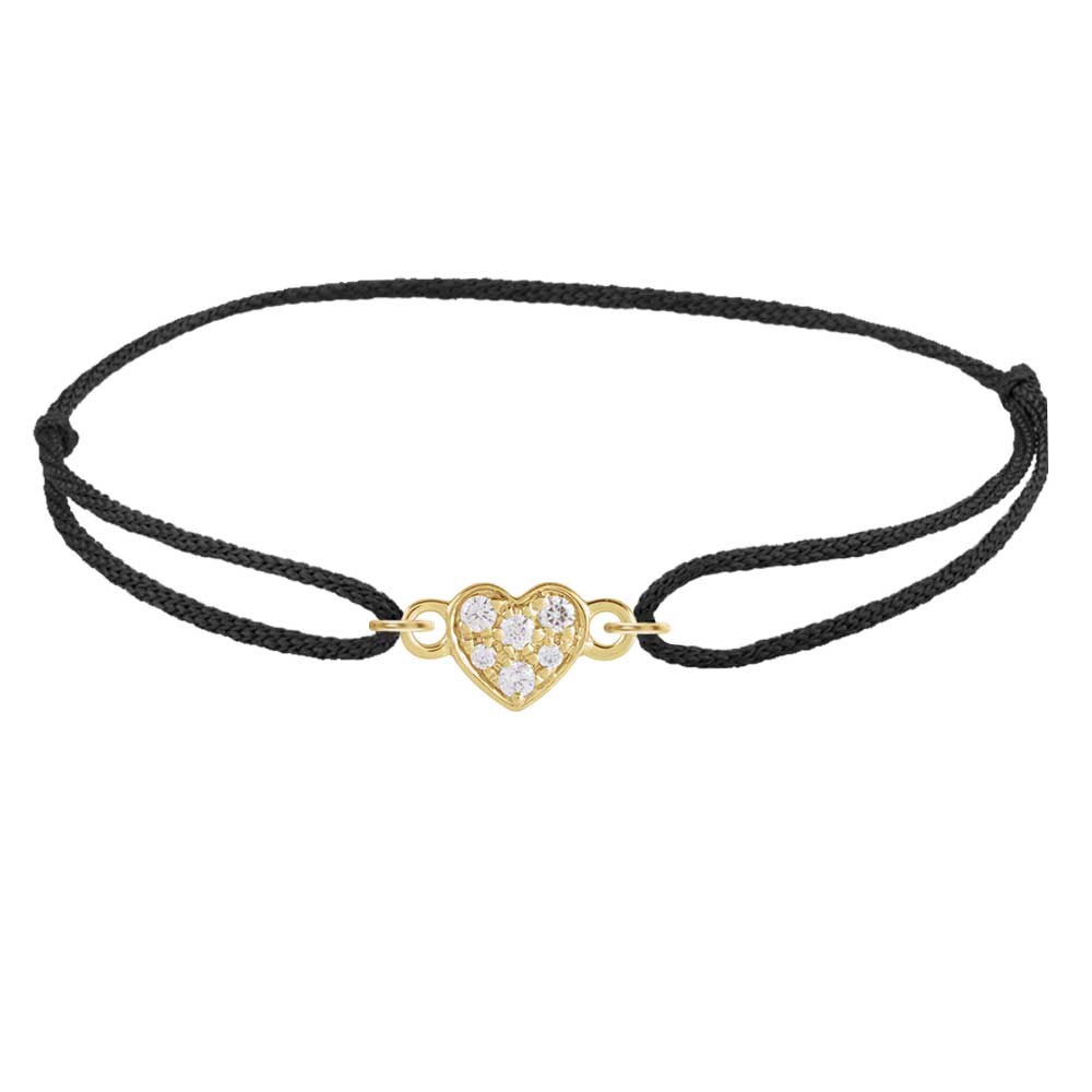 Silks Pave Heart Bracelet