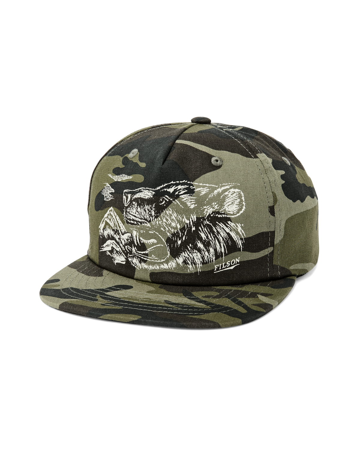 Bear Mountain Trucker Cap - Dark Camo