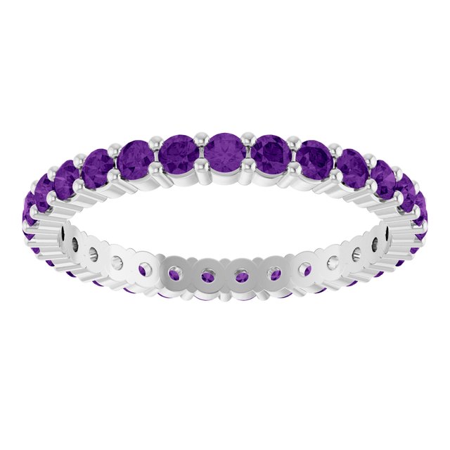 Gemstone Eternity Ring